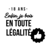 Enfin je bois en toute légalité