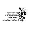 Portions de fruit