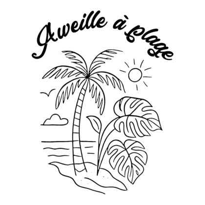 Aweille à la plage